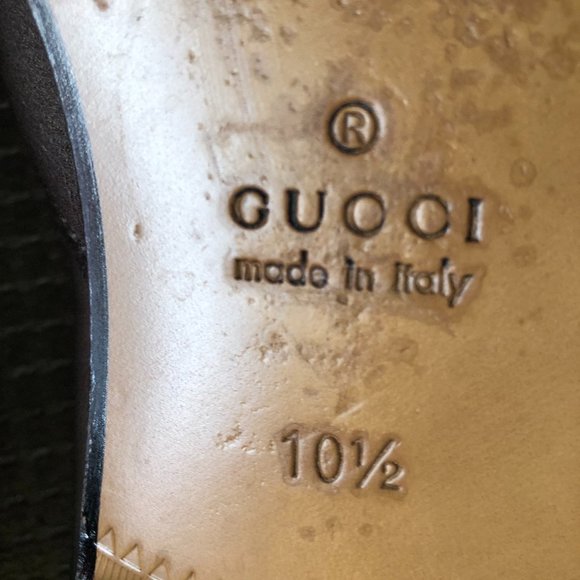 Gucci Men\'s Brown Tassel Loafers .